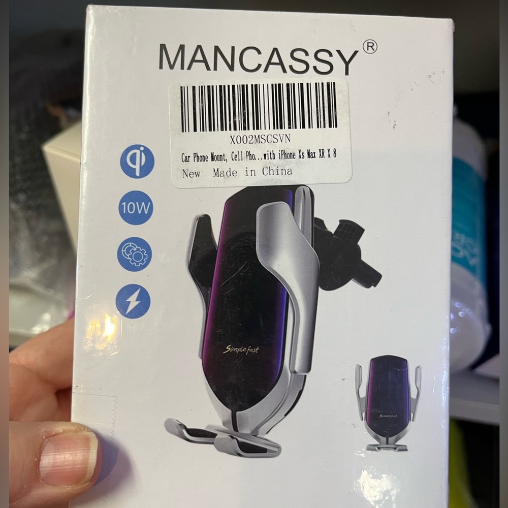 New in box wireless car charger